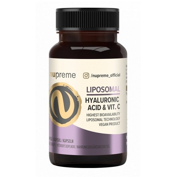 Liposomal Kyselina hyaluronová + Vitamín C 30 kapslí NUPREME