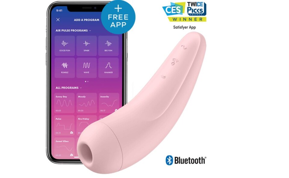 Satisfyer Curvy 2+ podtlakový vibrátor růžový