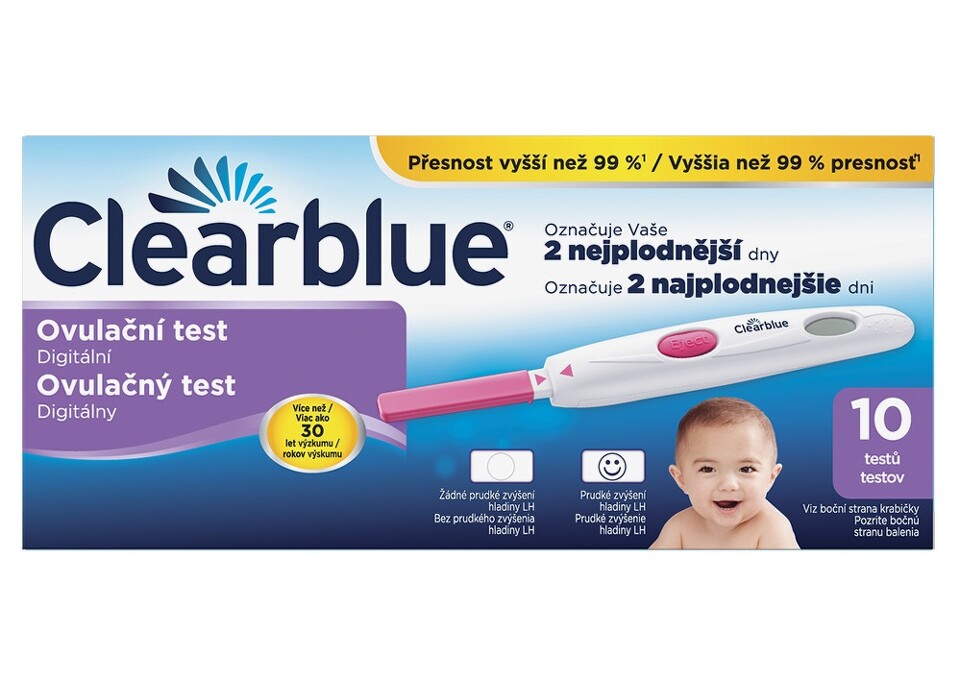 Clearblue digitální ovulační test 10ks