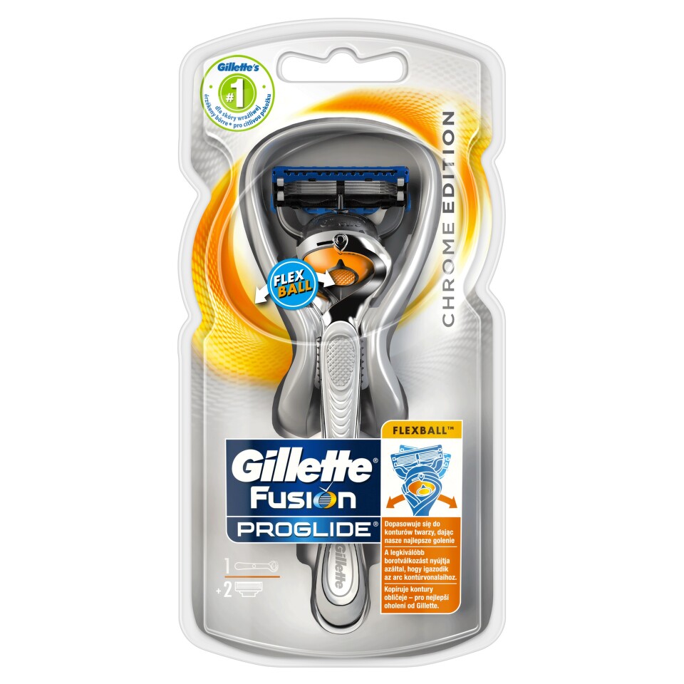 Fotografie Gillette Fusion ProGlide Flexball + 2 hlavice