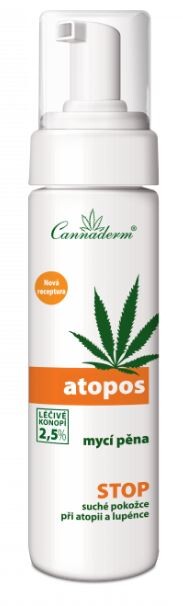 Cannaderm Atopos mycí pěna NEW 180ml