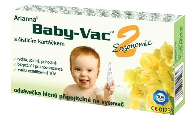Arianna Baby-Vac 2 odsávačka hlenů s čisticím kartáčkem