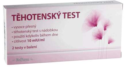MedPharma Těhotenský test 10mlU/ml 2ks