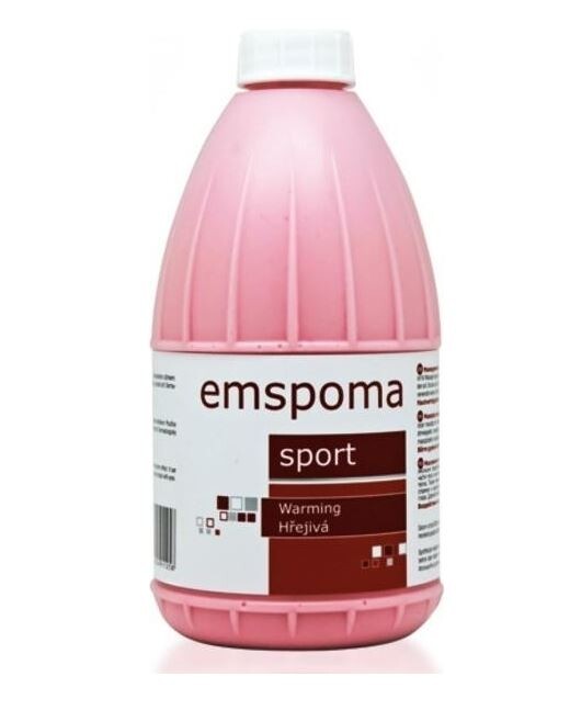 Emspoma Masážní emulze hřejivá O 500ml (růžová)