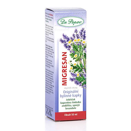 Dr.Popov Kapky bylinné Migresan 50ml