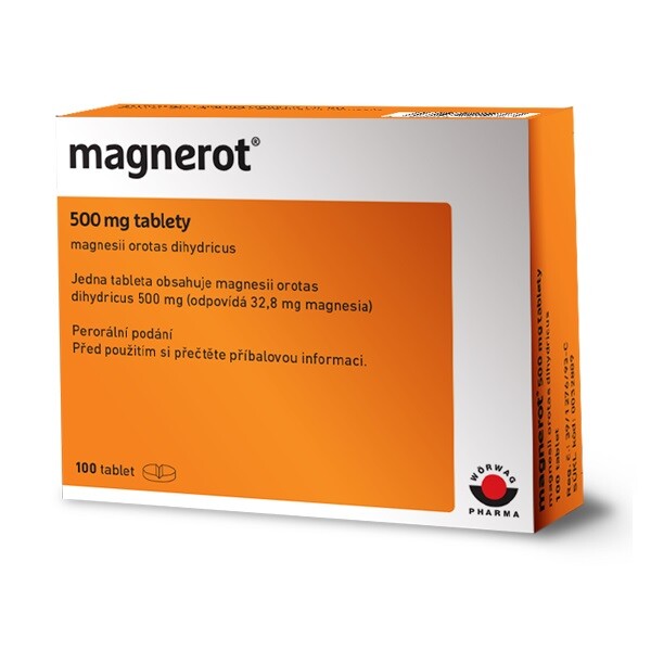 MAGNEROT 500MG neobalené tablety 100 I