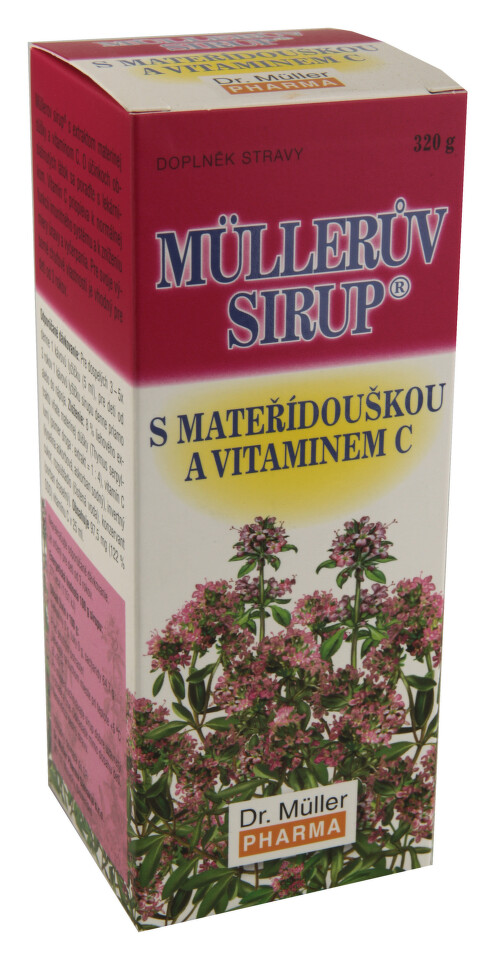 Müllerův sirup s mateřídouškou a vitaminem C 320g