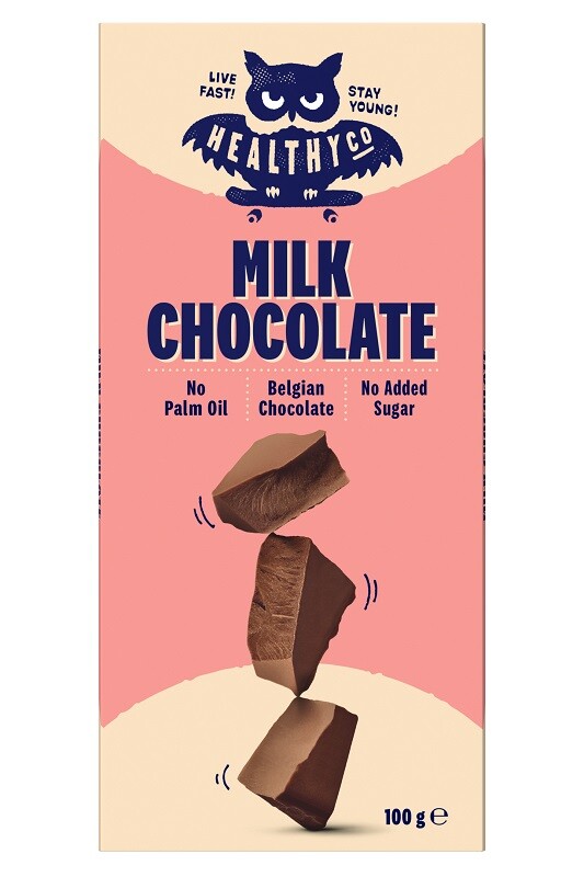 HealthyCo Mléčná čokoláda 100g