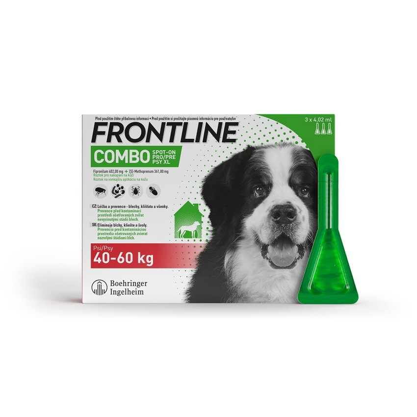 Frontline Combo Spot on Dog 40-60kg pipet.3x4.02ml