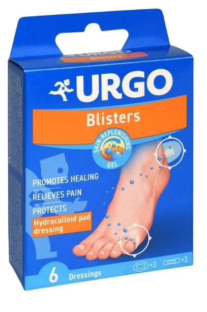 URGO Blisters Na puchýře hydrokoloidní náplast 6ks