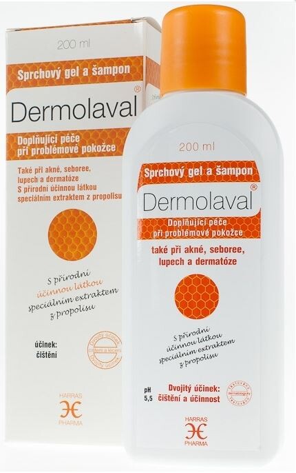 Dermolaval sprchový gel a šampon 1x200ml