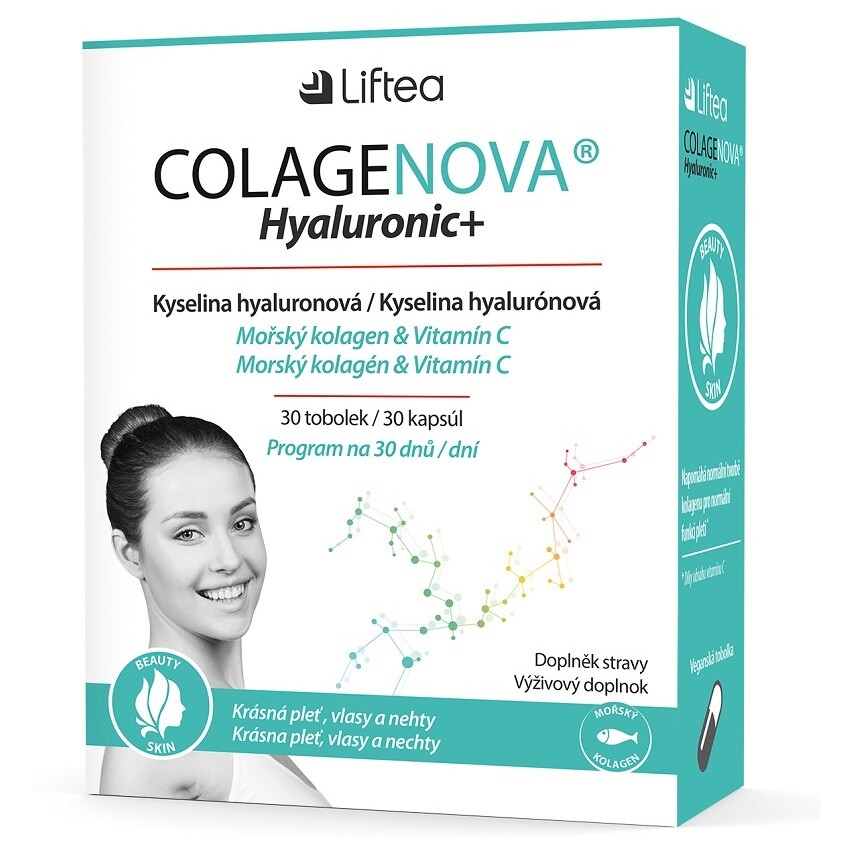 LIFTEA Colagenova Hyaluronic+ tob.30