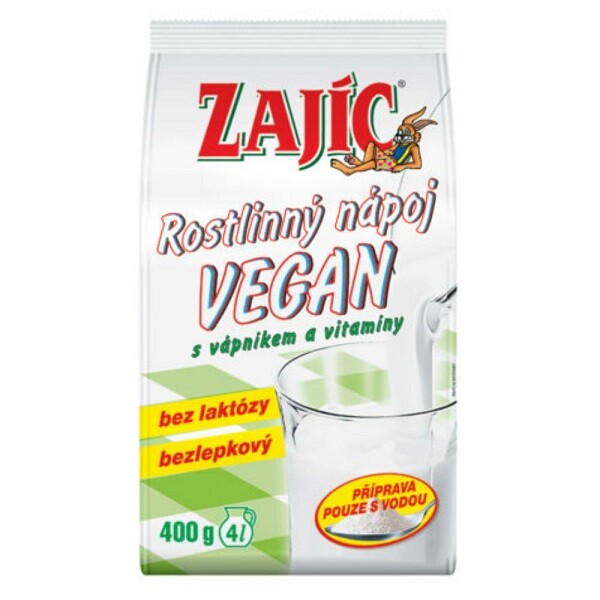 Rostlinný nápoj Zajíc Vegan sáček 400g