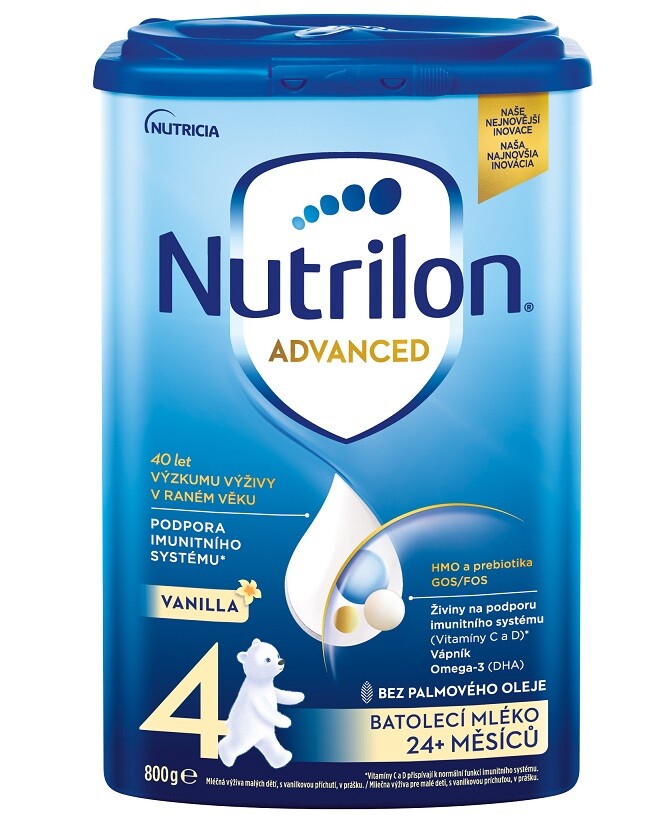 Fotografie Nutrilon Advanced 4 Vanilla 800g Nutricia