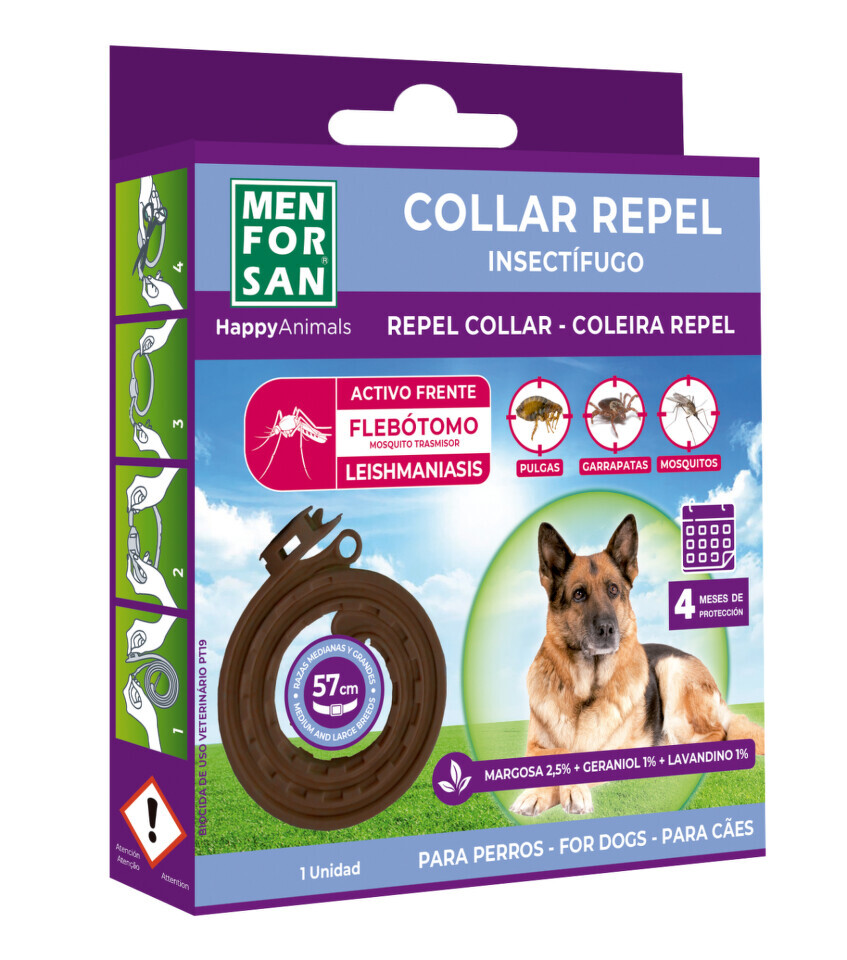 Menforsan Collar Repel antiparazitní obojek psy 57cm
