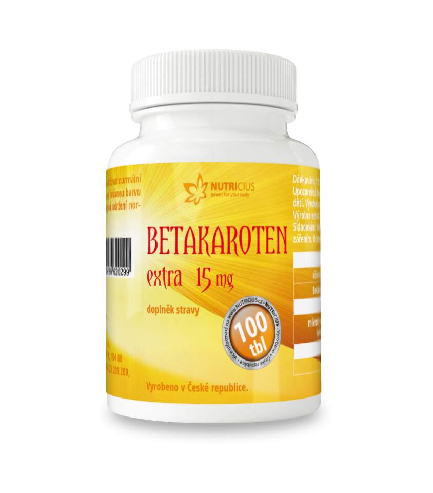 Levně Betakaroten EXTRA 15mg tbl.100