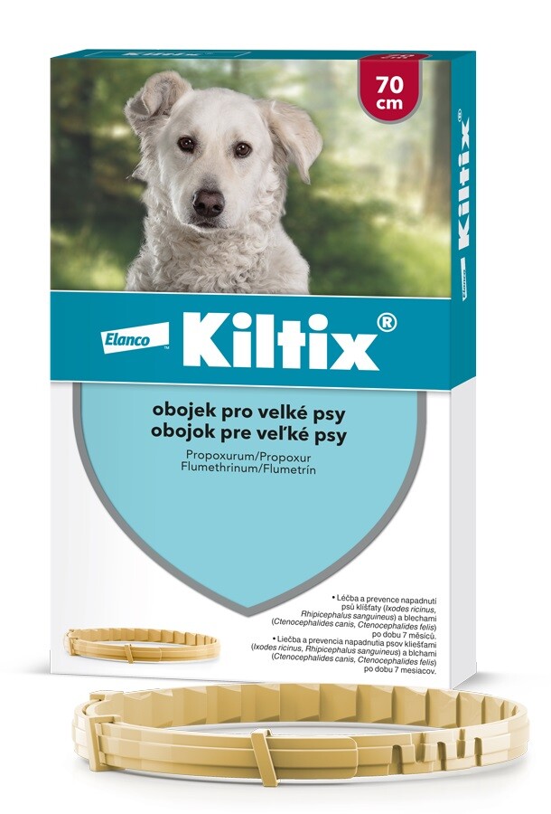 Kiltix obojek pro velké psy 70cm