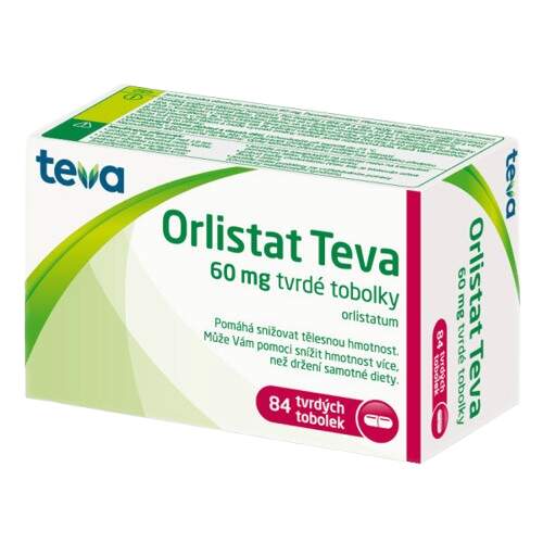 ORLISTAT TEVA 60MG tvrdé tobolky 84 I