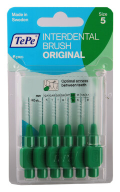 TePe mezizub.kartáčky zelené 0.8mm 6ks 117660