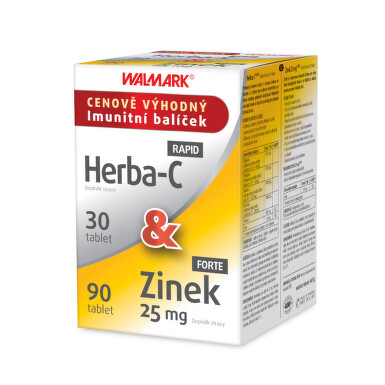 Walmark Herba-C tbl.30&Zinek 25mg tbl.90 Promo2020