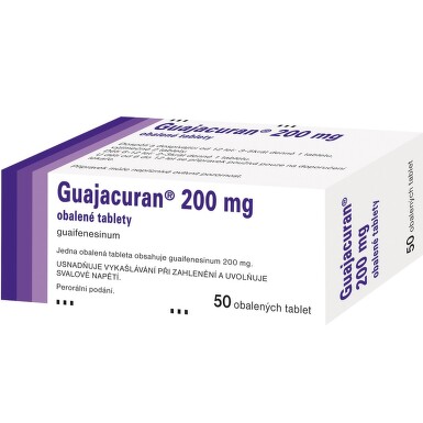 GUAJACURAN 200MG obalené tablety 50