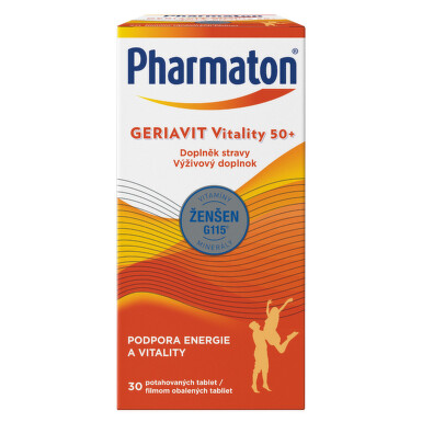 Pharmaton Geriavit Vitality 50+ tbl.30 - SANOFI