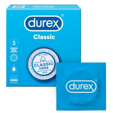 Prezervativ DUREX Classic 3ks