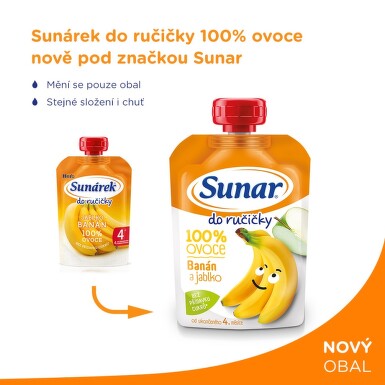 Sunárek Do ručičky jablko-BANÁN 100g C-165