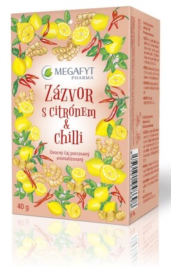 Megafyt Ovocný Zázvor s citrónem a chilli 20x2g