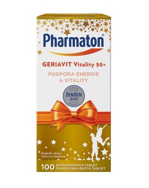 Pharmaton Geriavit Vitality 50+ tbl.100 vánoční balení