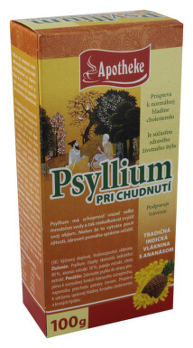 Apotheke Psyllium při hubnutí s ananasem 100g