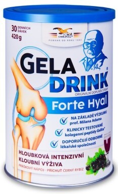 Geladrink FORTE HYAL práško.nápoj černý rybíz 420g