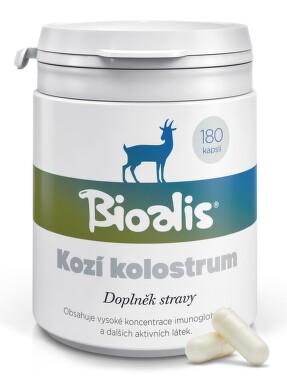 BIOALIS Kozí kolostrum cps.180