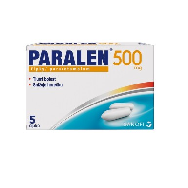 PARALEN 500MG čípek 5