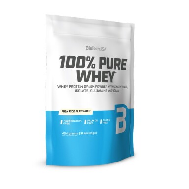 BioTech 100% Pure Whey 454g milk rice
