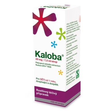 KALOBA 20 MG/7,5 ML SIRUP sirup 100ML