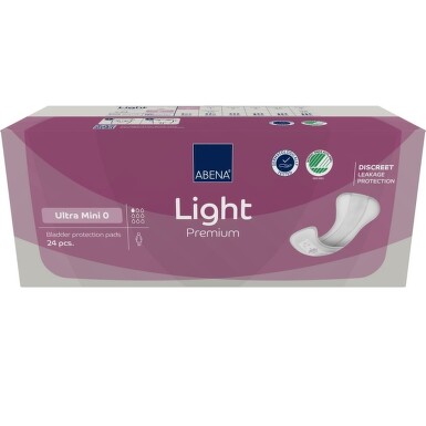 ABENA LIGHT ULTRA MINI 0 VLOŽKY ABSORPČNÍ, 100 ML, 24 KS