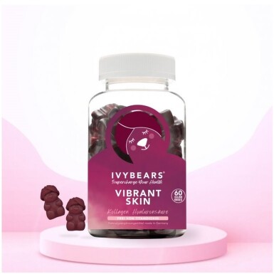 IvyBears Vibrant Skin vitamíny pro zářivou pleť 60ks