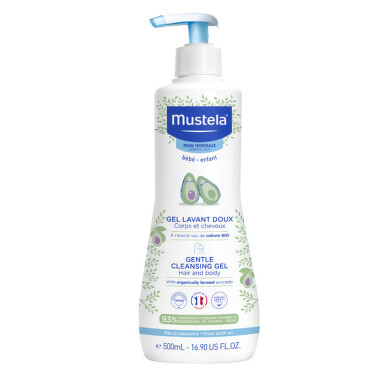 Mustela Jemný čisticí tělový a vlasový gel 500ml