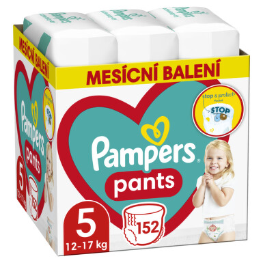 Pampers kalhotkové plenky měsíční balení S5 152ks