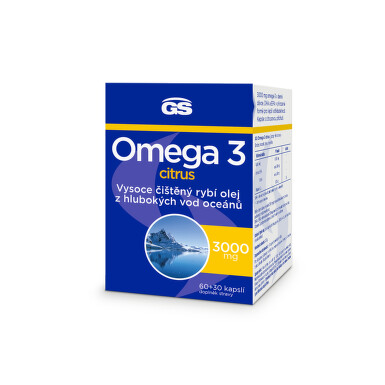 GS Omega 3 Citrus cps.60+30