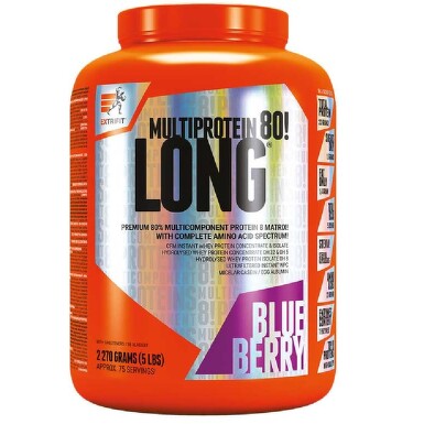 Extrifit Long 80 Multiprotein 2270g borůvky