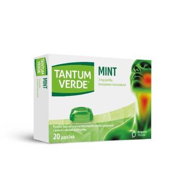 TANTUM VERDE MINT 3MG pastilka 20