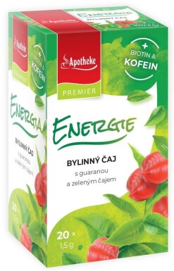 Apotheke Energie bylinný čaj biotin&kofein 20x1.5g