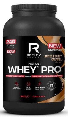 Reflex Instant Whey Pro 900g salted peanut caramel NEW