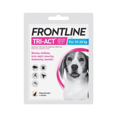 Frontline Tri-Act psi 10-20kg spot-on 1x1pipeta