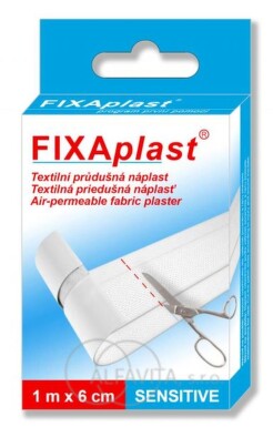 Náplast Fixaplast SENSITIVE 1mx6cm neděl.s polšt.