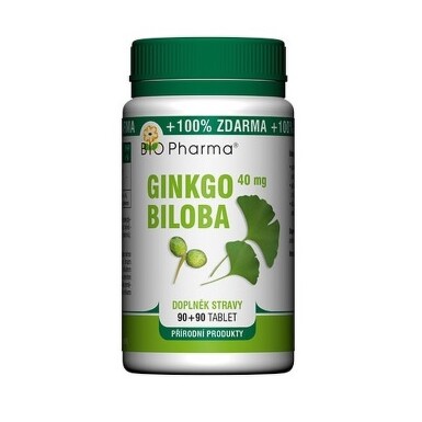 Ginkgo Biloba 40mg tbl.90+90 Bio-Pharma