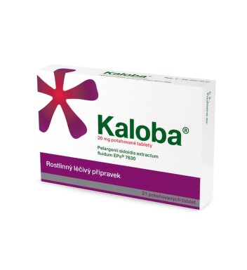 KALOBA 20 MG POTAHOVANÉ TABLETY perorální potahované tablety 21X20MG