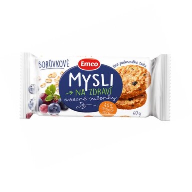 EMCO Mysli sušenky borůvkové 60g